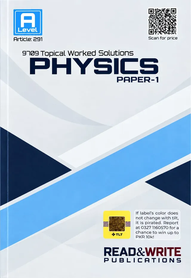 A Level Physics Paper 1 (MCQ) Topical Worked Solutions 9702 – 2027-28