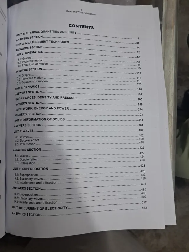 A Level Physics Paper 2 (Structured) Topical Workbook 9702 – 2027-28 — page 1
