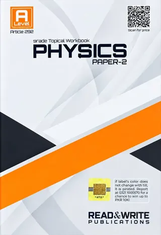 A Level Physics Paper 2 (Structured) Topical Workbook 9702 – 2027-28