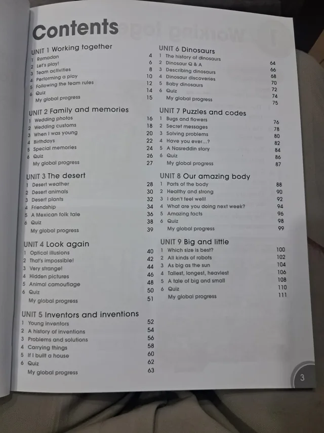 Army Public School Class 3 – Global English Activity Book 3 (2027-28) — page 1