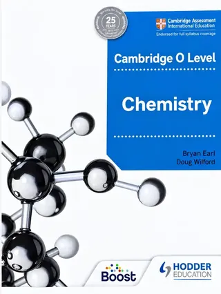 Cambridge O Level Chemistry 5070 – Bryan Earl & Doug Wilford, 2027-28