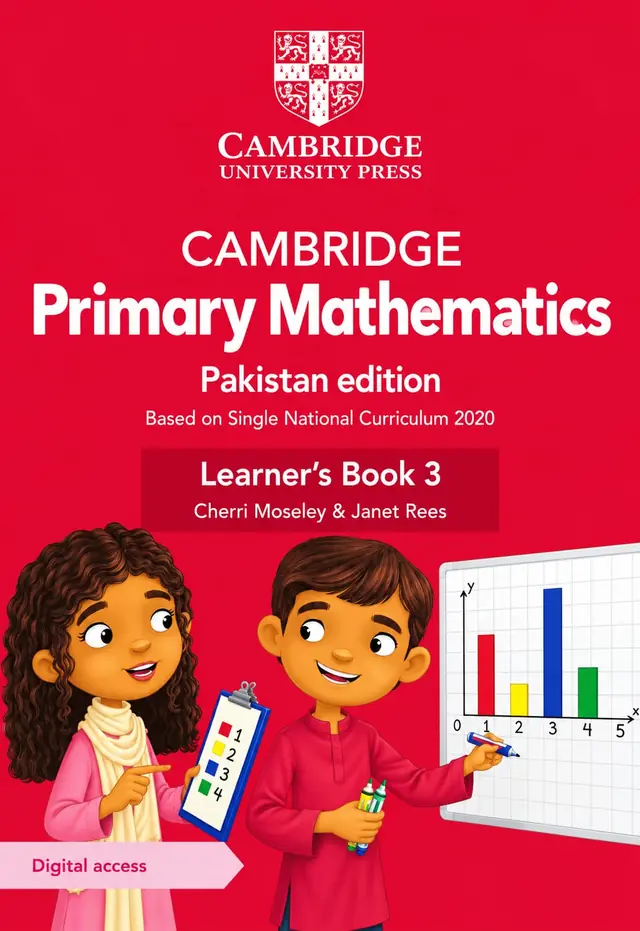Class 3 Cambridge Primary Maths Learner's Book 3, Pakistan Ed. 2027-28