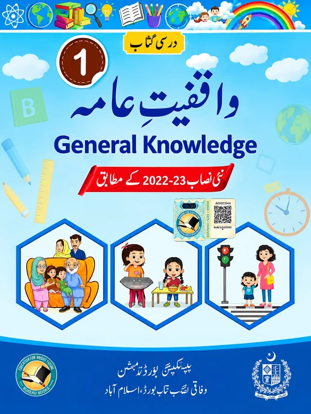 Class 1 Waqfiyat-e-Aama (General Knowledge) Urdu – Federal Board 2027-28