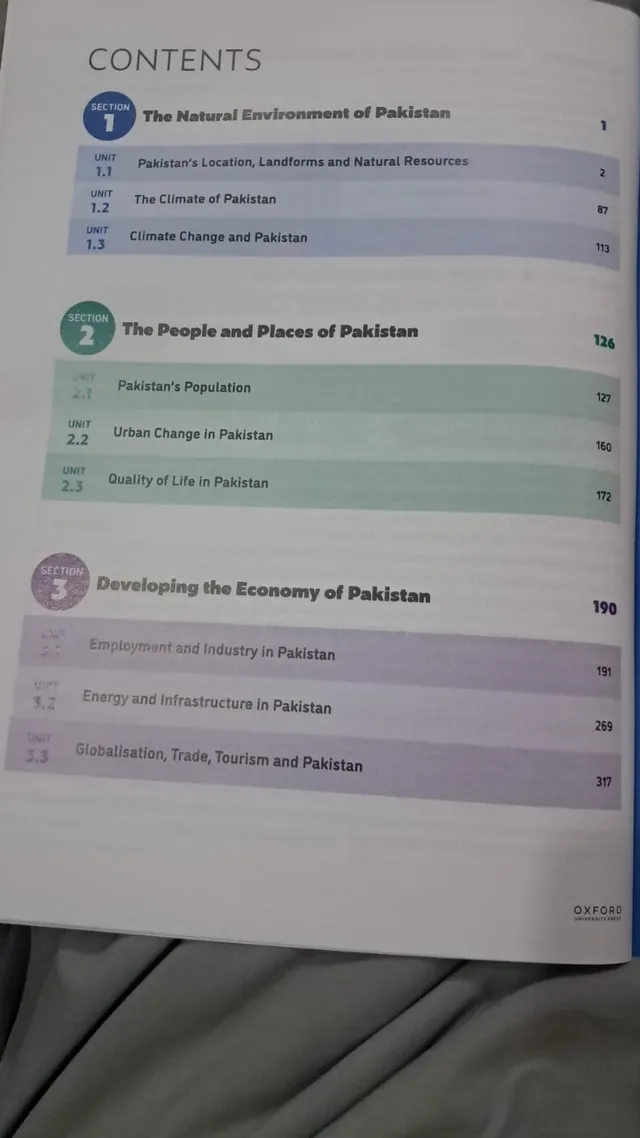 Exploring Pakistan: Environment & Economy – O Level Paper 2, 2027-28 — page 1