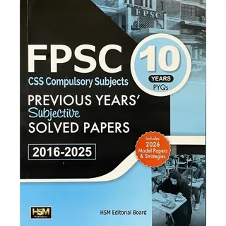 FPSC CSS Compulsory Subjects Solved Papers 2016–2025 – CSS 2027-28