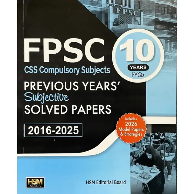 FPSC CSS Compulsory Subjects Solved Papers 2016–2025 – CSS 2027-28