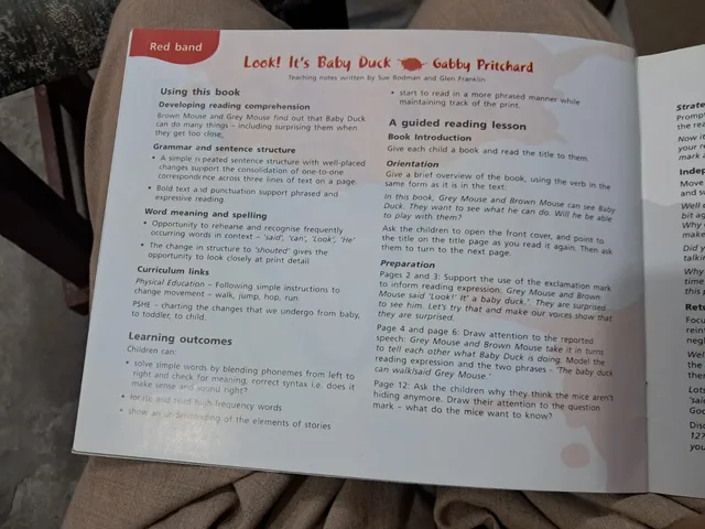 LGS Prep – Look! It's Baby Duck (Cambridge Red Band Reader) 2027-28 — page 1
