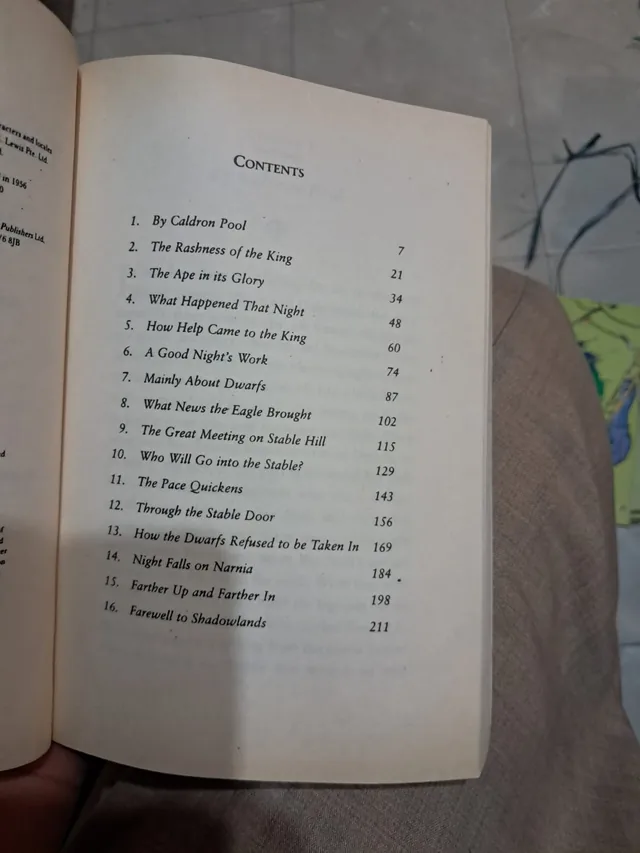 Narnia Book 7: The Last Battle – C.S. Lewis (Session 2027-28) — page 1