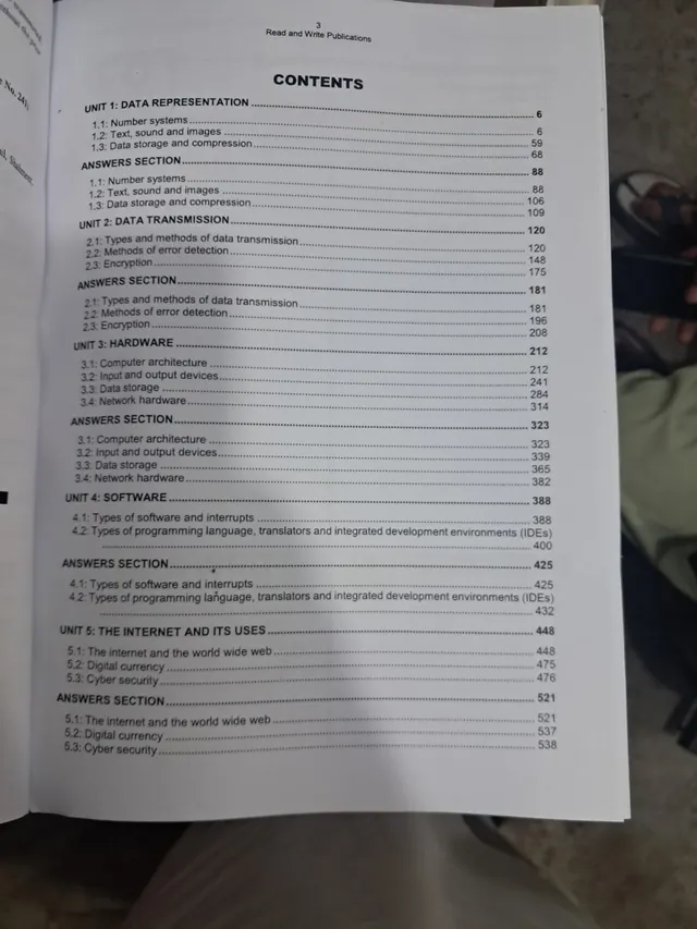 O Level Computer Science Paper 1 Topical Workbook (2210/0478) 2027-28 — page 1