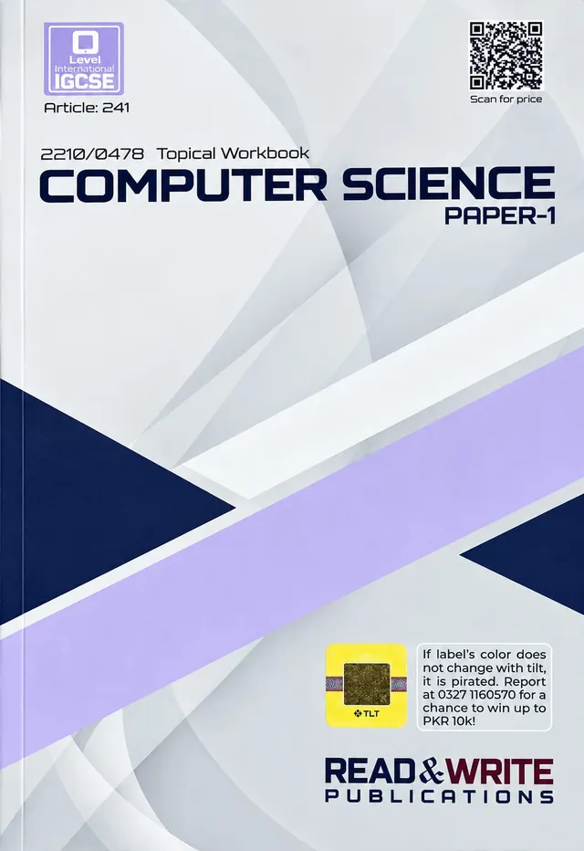 O Level Computer Science Paper 1 Topical Workbook (2210/0478) 2027-28
