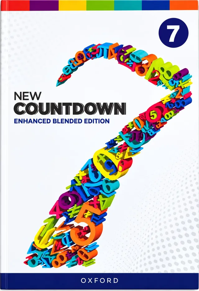 Oxford New Countdown 7 – Class 7 Maths (Enhanced Blended Ed.) 2027-28