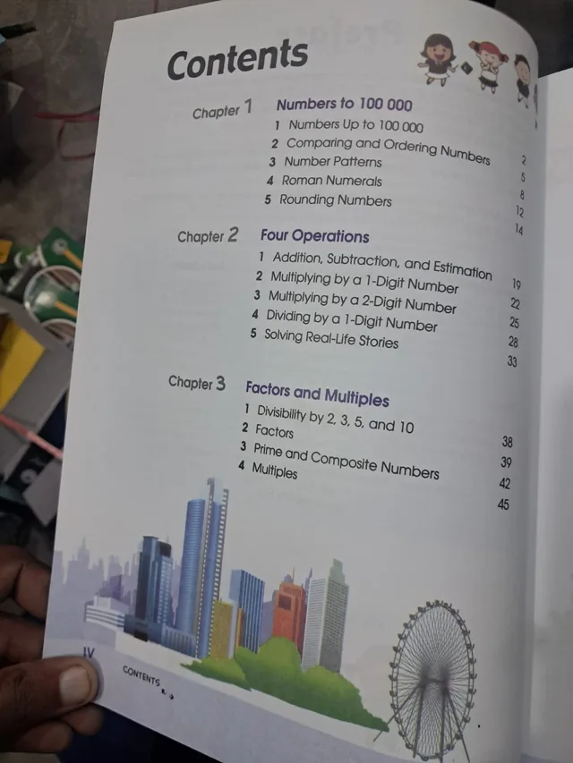 Army Public School Class 4 – Oxford Maths Course Book 4 (2027-28) — page 1