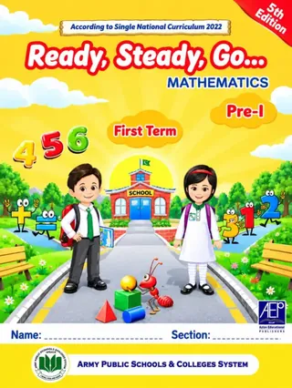 Army Public School Pre 1 – Ready Steady Go Maths Term 1 (2027-28)