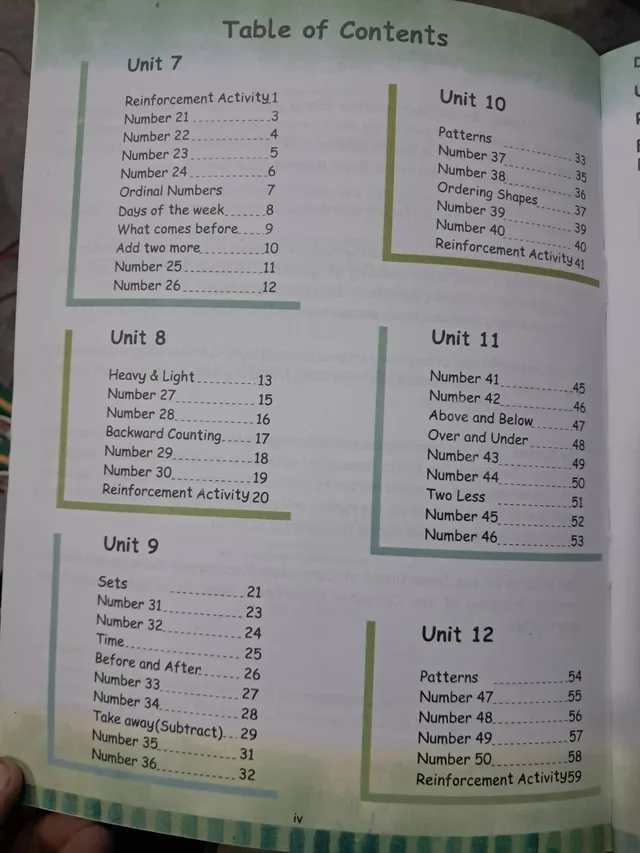 Army Public School Nursery – Ready Steady Go Maths Term 2 (2027-28) — page 1