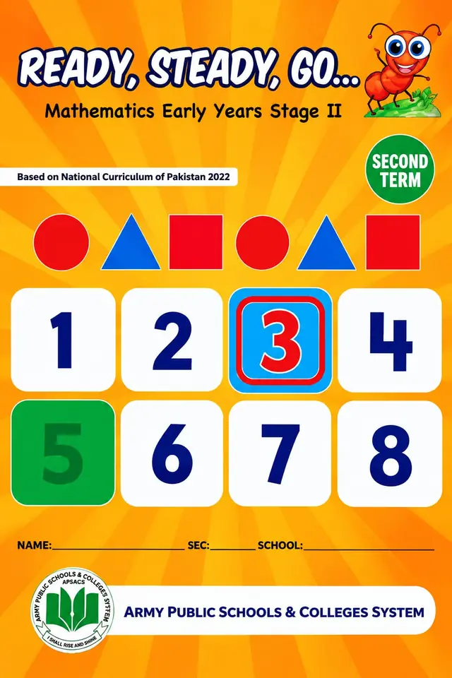 Army Public School Nursery – Ready Steady Go Maths Term 2 (2027-28)
