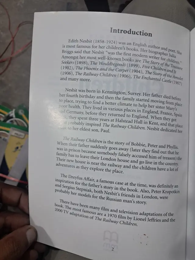 Army Public School Class 4 – The Railway Children Reader (2027-28) — page 1