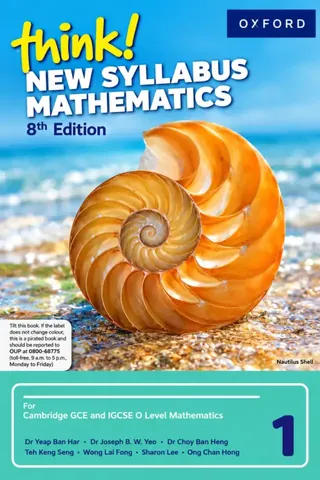 Class 6 Think! New Syllabus Mathematics 1, 8th Ed. (2027-28)
