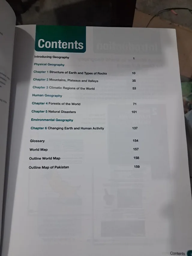 Army Public School Class 6 – Window to World Geography 6 (2027-28) — page 1