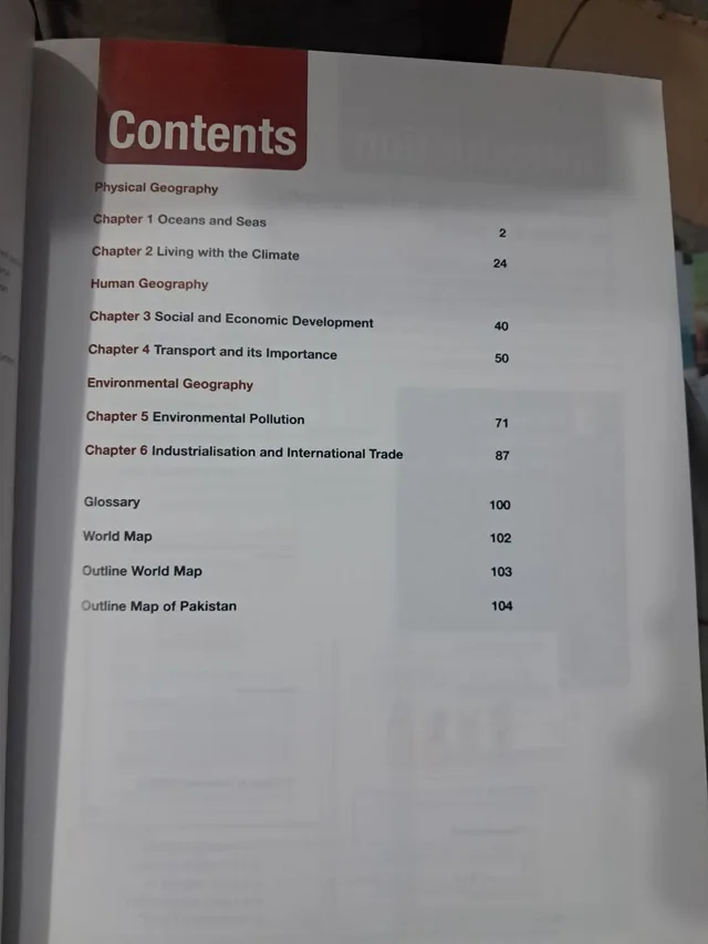 Army Public School Class 8 – Window to World Geography 8 (2027-28) — page 1